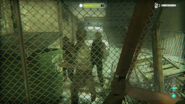 Hinter dem Zaun sind die Zombies in Sicherheit. (Screenshot: Golem.de)